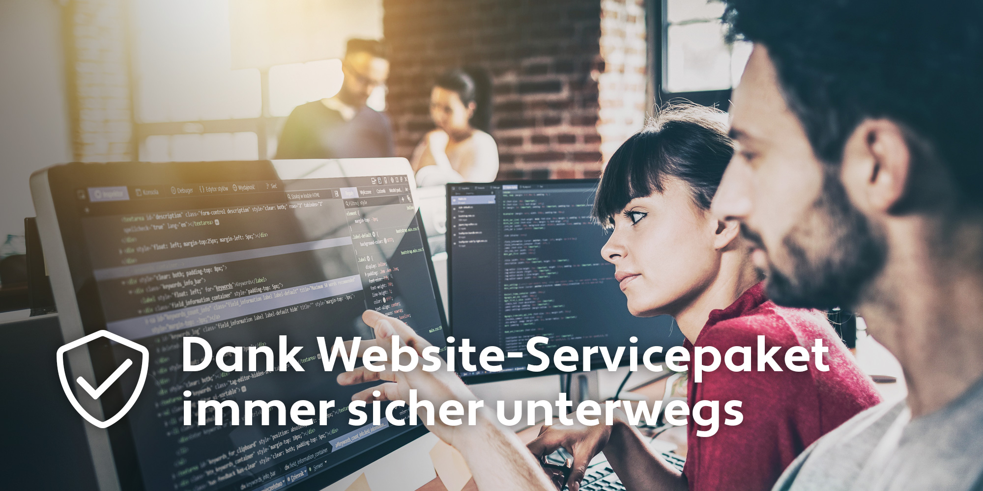 Dank Website-Servicepaket immer sicher unterwegs